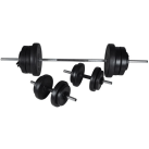 Gravity A Vinyl Barbell, Dumbbell Set 30.5 kg