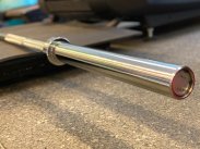 Gravity R Olympic Bar 2.2 m, econo alloy steel, chromed, dia 28mm with nilon or brass bush
