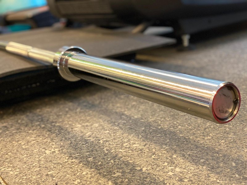 Gravity R Olympic Bar 2.2 m, econo alloy steel, chromed, dia 28mm with nilon or brass bush