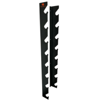 Wall mounted bars rack 135.5x11.5x4.5 cm