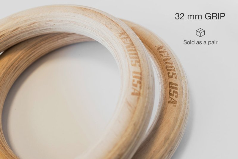 1.25" Gymnastic Wood Ring (32mm.)
