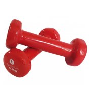 Vinyl-coated dumbbells 500 g x2