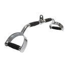 Gravity R Bent wide row, lat bar, rubber grip, parrallel d-handle grip, solid, 114 cm, 5,9 kg