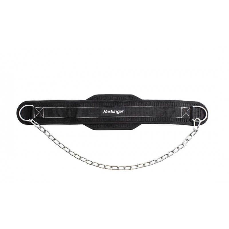 Harbinger Polypropolene Dip Belt-Black Gunmetal Chain