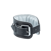 Adjustable leather foot strap