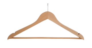 Koka pakaramais ar sistēmu "antizaglis" Taisns, 45 cm