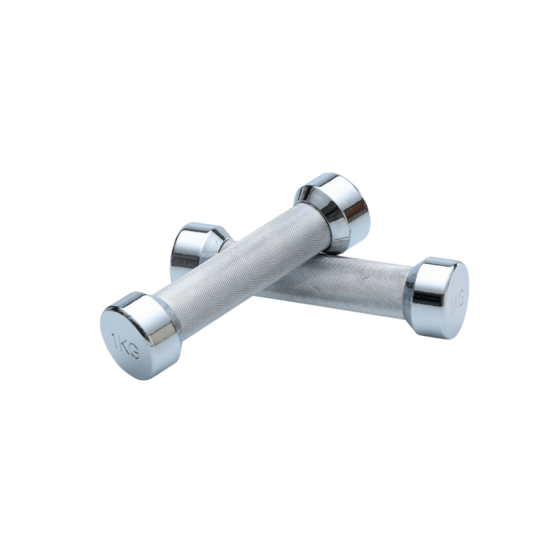Chrome dumbbells, pcs.