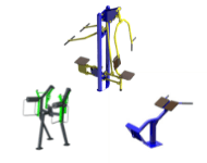 Outdoor gym equipment
