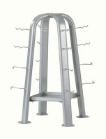 Shelf for drawbars grey, dimensions: 53 cm x 53 cm x 137 cm