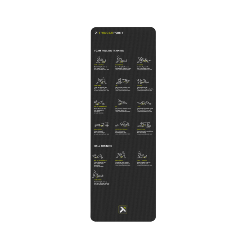 TriggerPoint MOBILITY MAT with exercises illustrations