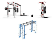 Functional and cross-training rigs, racks, bridges