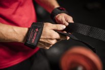 Harbinger Padded Cotton Lifting Straps - Black