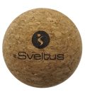 Yoga Pack: Cork yoga brick, Gymball grey 65 cm, Cork yoga mat 183x61 cm, cork massage ball 6.5 cm