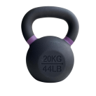 Gravity R Black cast kettlebell with color ring on the handle