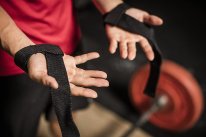 Harbinger Padded Cotton Lifting Straps - Black