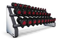 ZVO Urethane Dumbbell, Red, different weights, pairs