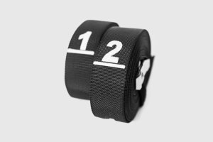 16.4' Black Heavy duty Strap Anchor w/cam-buckle - (500 cm.)