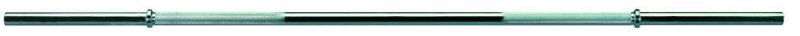 Bar Ø 30mm, chrome, 180cm, incl. star collars