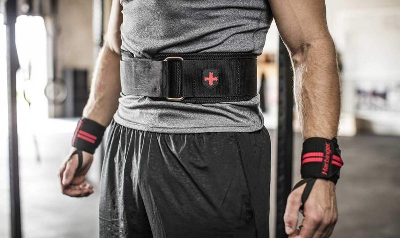 Harbinger 4" Nylon Belt, Black