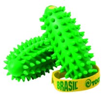 Massage ball Brasil, set of 2, green