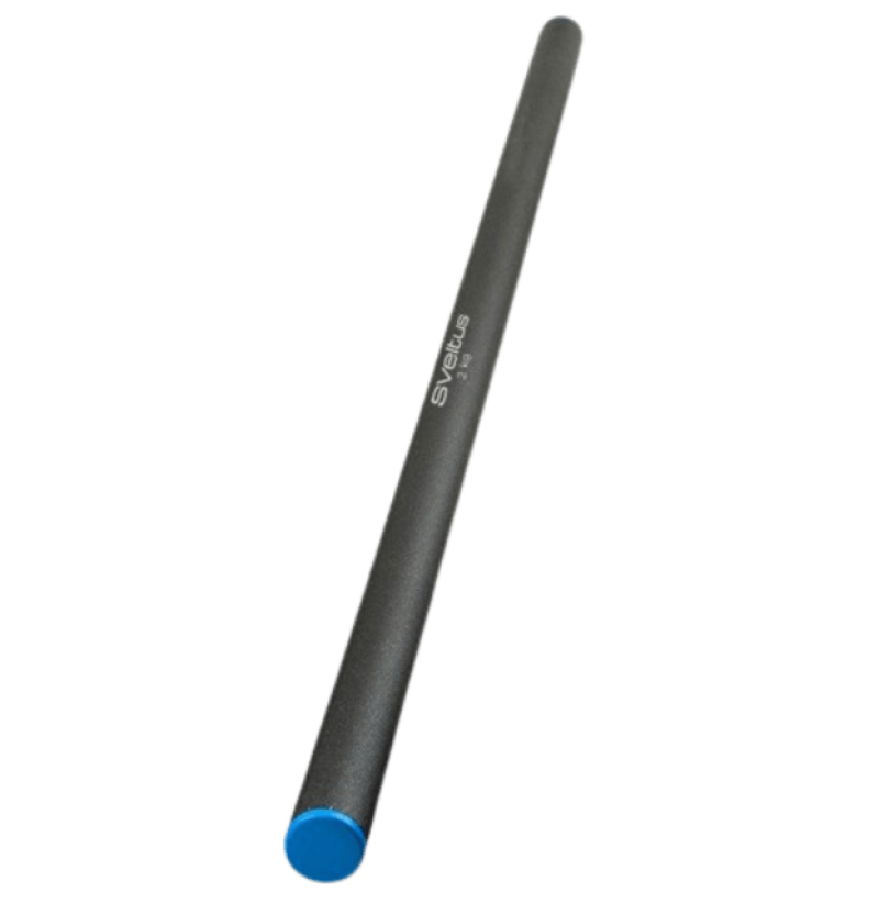 Weighted steel bar blue 1 m 2 kg