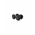 ZVO Solid Steel Rubber Dumbbells, pairs