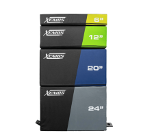 Safe Training Soft Plyometric Box - Impilabile - 90x75 cm. x 62" height (158 cm.) - Colorato - 4x B