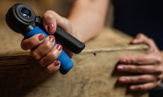 Harbinger Power Grips - Black/Blue