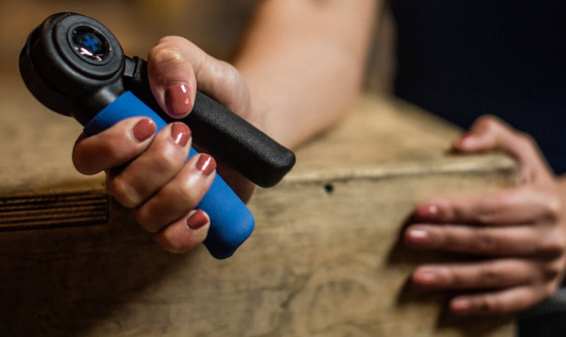 Harbinger Power Grips - Black/Blue