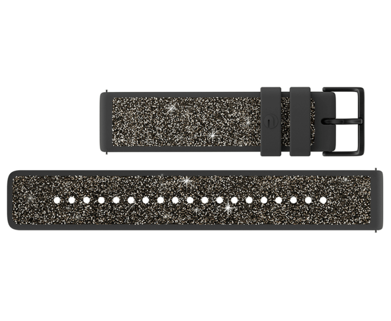 POLAR WRIST BAND 20MM FKM/CRYSTAL GRY S
