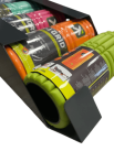Wall mount foam roller storage