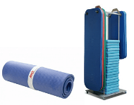 Mats, mat racks, mat storage