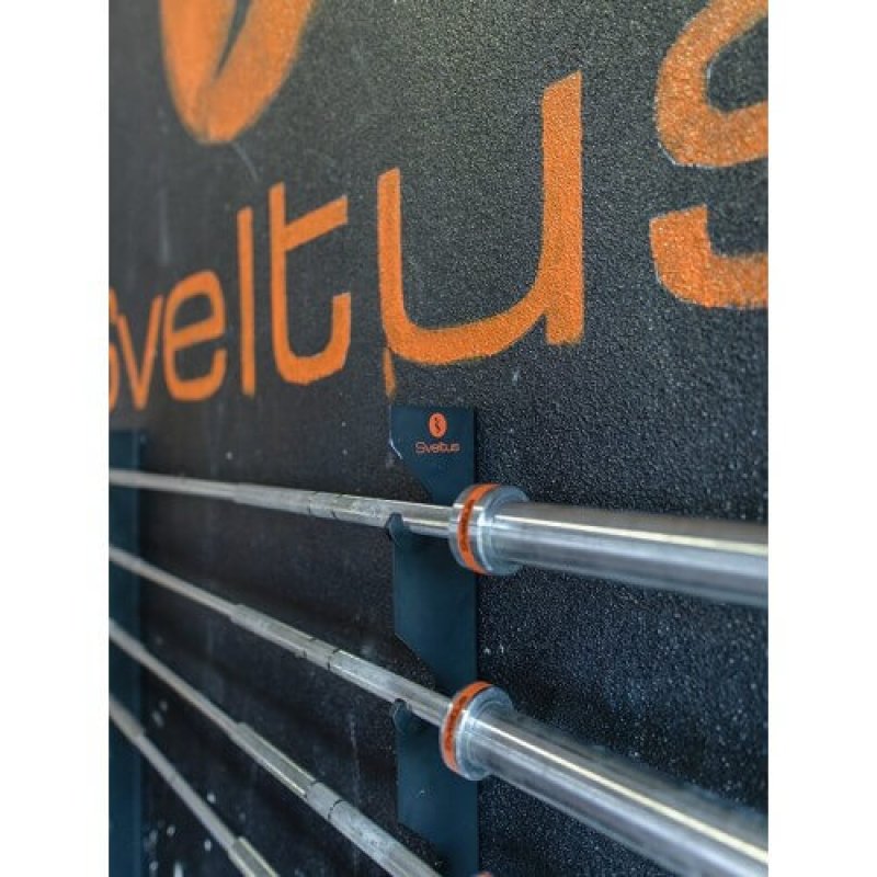 Wall mounted bars rack 135.5x11.5x4.5 cm