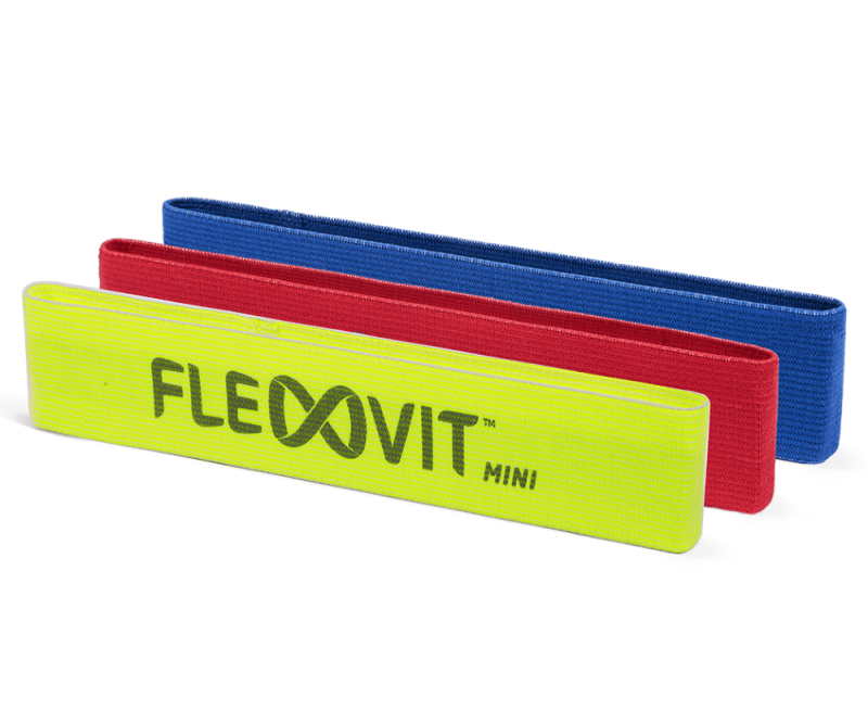 FLEXVIT Mini knit bands bundle (3), basic with bag