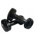 Vinüülkattega hantlid 5 kg x2