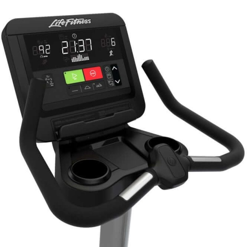 Life Fitness Integrity Series S Upright Bike Base - Arctic Silver