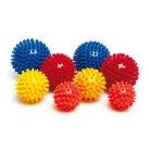 Spiky Massage Ball 6 cm set of 2, orange, 6 cm