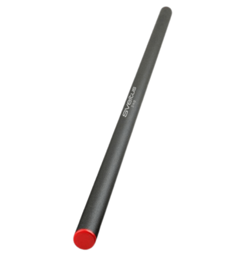 Weighted steel bar red 1 m 3 kg