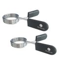 Steel spring collar x2, 28mm